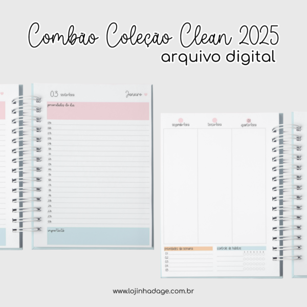 Combão Coleção Clean 2025