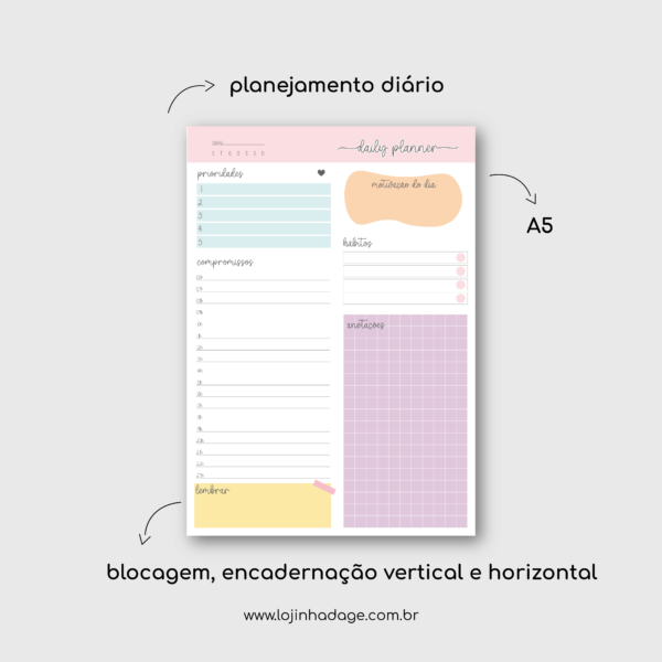 Blocos de Planejamento e Anotações - Coleção Clean - Image 4