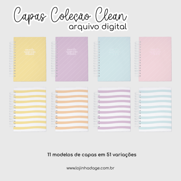 Capas Coleção Clean